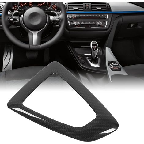 Originale Carbonfaser-Schalthebelbasis für Linkslenkerfahrzeuge, kompatibel mit BMW 2er F22/F45/F46 2014-2018. (1/5)