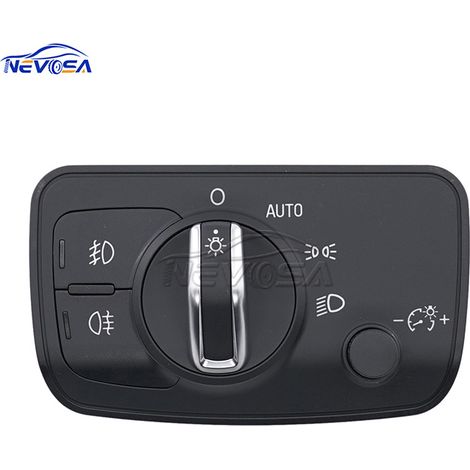 8V0941531AE ist geeignet für den Audi A3 Autoscheinwerfer-Steuerschalter, Nebelscheinwerfer-Schalter-Kombinations-Hauptsteuerschalter. (1/4)