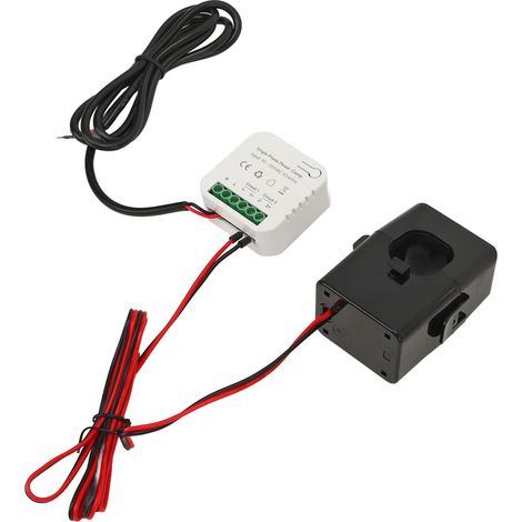 WLAN-Smart-Energiezähler-App zur Echtzeit-Stromverbrauchsüberwachung mit 200-A-Stromzählerzange, AC 90–250 V (1/5)