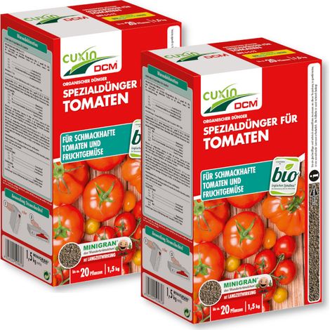 Cuxin Tomatendünger 3 kg Dünger Tomaten Gemüse Obst Garten Organisch Bio Öko