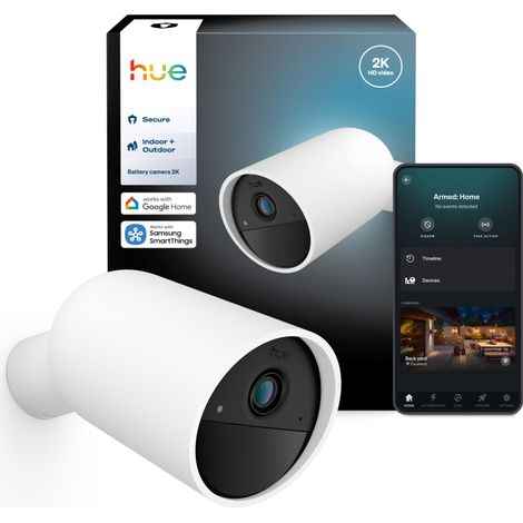 Philips Hue Secure Caméra de Sécurité avec Batterie (Blanche) (1/5)