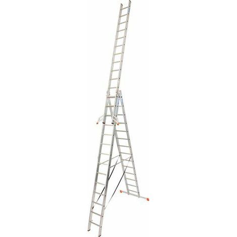 KRAUSE DRABINA TRIBILO 3x14 SZCZEBLI + STABILIZATOR TRIGON
