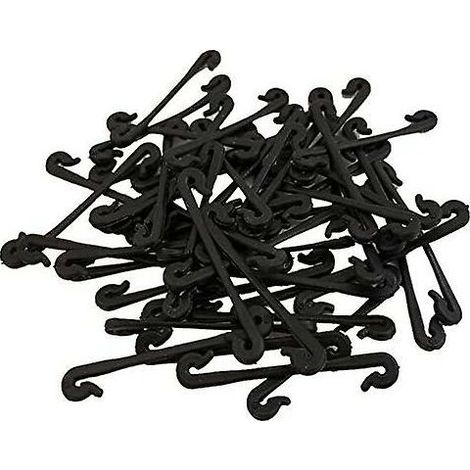 100pcs vignes Attache attachée Boucle Crochet Plante greffe de légumes Clips de la Serre agricole Fournitures-DOU