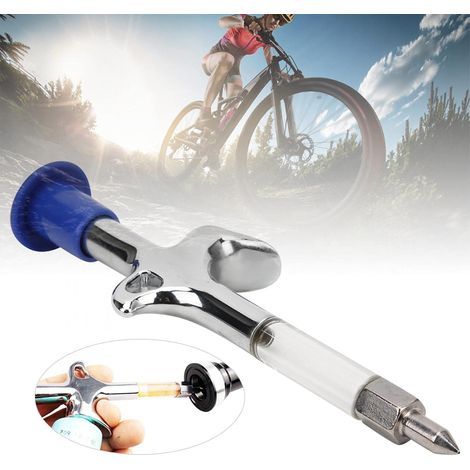 Pistolet à Graisse Pour VéLo, Pistolet Graisse De Roulement, Pompe à Graisse 5 Voies Outil D'Huile De Moyeu Pour M14 Pas De Vis 2,5 Mm Grande Taille De Dent