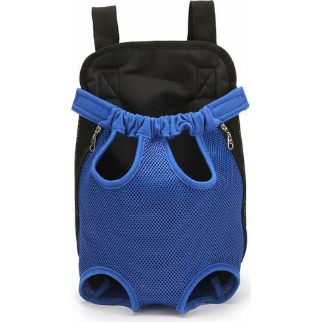 Sac à Dos pour Animaux De Compagnie, Sac à Dos Réglable pour Animaux De Compagnie, Sac De Voyage pour Chien, Transporteur pour Animaux De Compagnie avec Conception Ventilée(M, Bleu)
