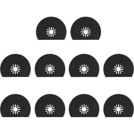 10 Lames Scies Circulaires 80mm Carbone pour Outils Oscillants Multifonctions (1/5)