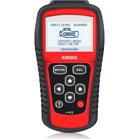 Diagnostic Auto, Lecteur de Code de Défaut D'outil de Scanner de Diagnostic de Voiture Universel KW808 OBDII OBD2 EOBD