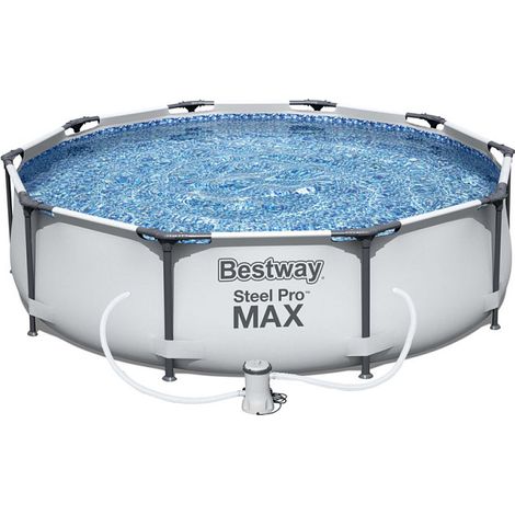 Bestway Steel Swimmingpool Pro Max mit Kartuschenfilterung 3,05 x 0,76 m 56408 (1/5)
