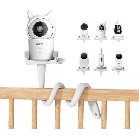 1 Support Universel Flexible,Accessoires Babyphone,Clip Rotation 360,Culot 1/4 Pouce,Chambre Bébé (1/5)