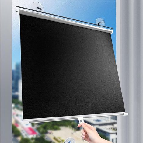 Tende a rullo oscuranti - 40 cm x 125 cm - Con ventose - Telescopiche - Tessuto con protezione solare - Non è necessaria la foratura - Tende a rullo telescopiche (1/5)