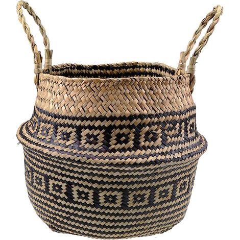 Natural boho-style basket 322177