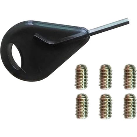 Vis for ailerons en PVC, clé à vis for ailerons, Accessoire for ailerons de Surf FCS, kit de Remplacement for ailerons de Surf, Accessoires de Surf (1/4)