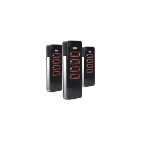 Set di 3 telecomandi da 868 MHz per Pearl 4018V000, apriporta da garage a 4 canali per 4015862001900, apriporta da garage per motorizzazione cancello estivo, codice a rullo, 3 pezzi (1/5)