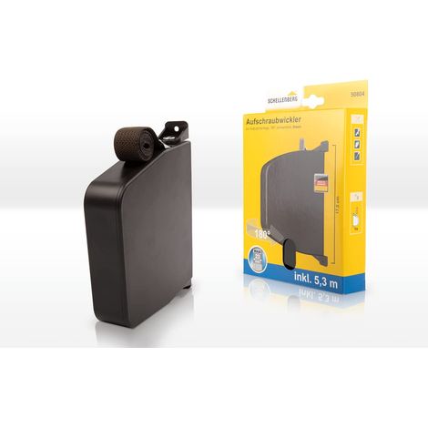 Schellenberg 50804 - Avvolgitore esterno orientabile per cinghia di tapparella, per sistema Maxi, colore: Marrone (1/4)