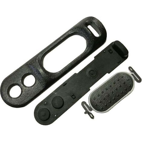 Repair parts for DGP8550e, P8660i, and GP338DPTT Motorola walkie-talkies with rubber buttons. (1/4)