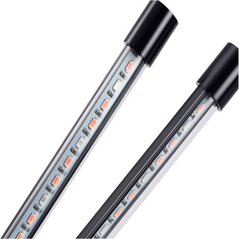 Lumière de croissance des plantes à LED à longue bande (quatre têtes lumineuses) Gradation USB à spectre complet à 5 vitesses 1 pièce, noir Taille: 35 245mm (1/3)