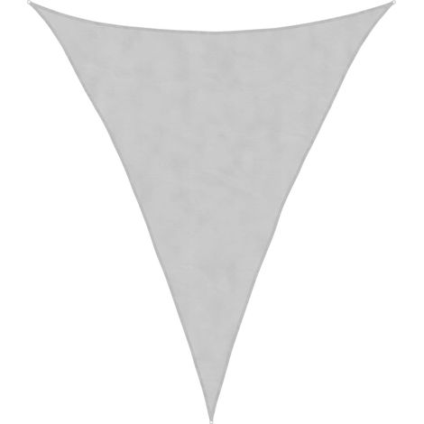 Voile d'ombrage  Voile de parasol gris clair 3x4x4 m 100% polyester oxford
