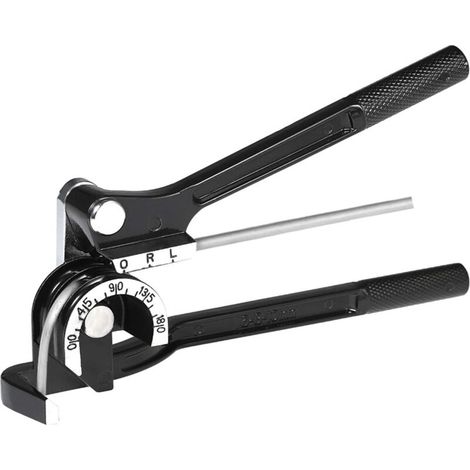 Piegatubi manuale, 3 in 1 per tubi da 1/4 di pollice, 5/16 di pollice, 3/8 di pollice, 0-180 gradi, piegatubi, utensili per piegare tubi in rame, ottone, alluminio e acciaio sottile