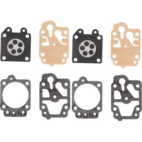 Kit Diaphragme Carburateur - Papier Haute Résistance - Pour Tondeuse à Gazon - 2 Pièces (1/5)