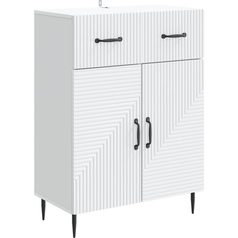 Sideboard mit Schubladen Weiß 66 x 34,5 x 89,5 cm Holzwerkstoff vidaXL