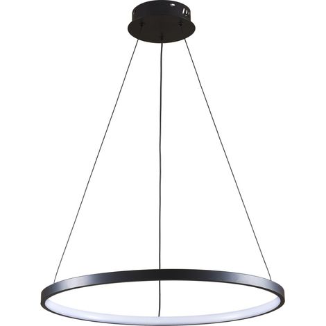 Suspension anneau LED noire Ø50 20W 4000K Polux LEA (1/5)