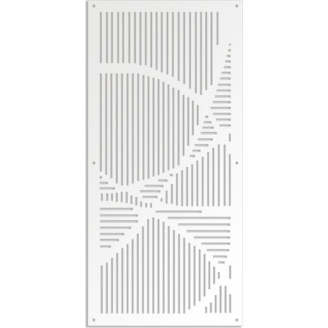 ROUTE - Pannello in PVC traforato - Parasole - Misura: 50x150 cm - Colore: bianco (1/3)