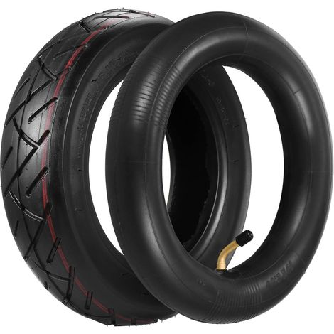 Chambres à air gonflables 10x2.5 pouces, jeu de pneus extérieurs de remplacement pour Scooter électrique, accessoires de roue E (1/5)