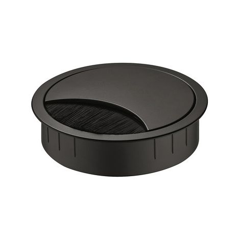 Passe câble pour bureau  de diamètre 80mm noir - 428.96.304 (1/3)