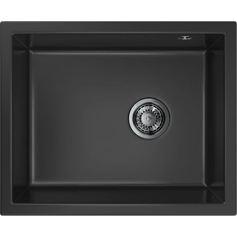 ÉVIER PAVÉ NOIR SOUS PLAN GRANITAN (1/5)