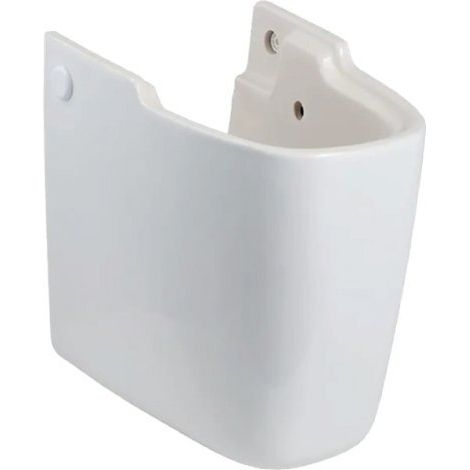 GEBERIT - SMYLE SEMICOLONNA PER LAVABO IN VETROCHINA BIANCO 500.576.01.1 (1/4)