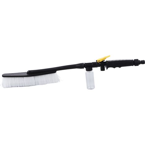 Lance de nettoyeur haute pression G3/4 avec brosse, buse réglable et flexible pour le lavage de voitures (1/5)