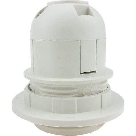 4 pièces Support d'ampoule - Pour ampoule E27 - Douille pratique - Adaptateur en plastique pour abat-jour(Blanc) (1/5)