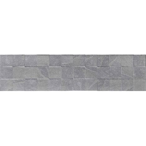 Mexen Icon Lyon Gris glasiertes Steingut rekt. G1, Wandfliese 120 x 30 cm, matt - TL712-120-030-54 (1/5)