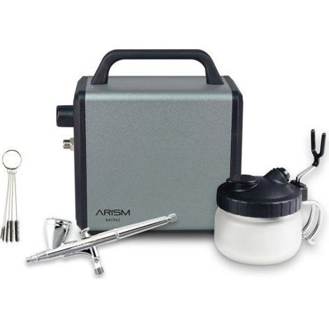 Sparmax - Coffret Aerographie Débutant Sparmax Arism Mini MAX-3 SCP 700 + brosses