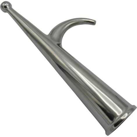 34MM Single Boat Hook Stainless Steel - Grab Attachment Marine Boat Chandlery