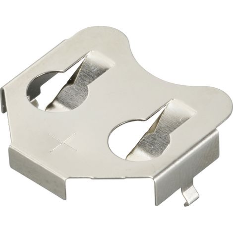 TRU COMPONENTS TC-13220724 Knopfzellenhalter 1x CR 2016, CR 2020, CR 2025, CR 2032 Federkontakt (L x