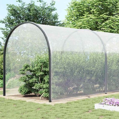 Bâche transparente avec œillets 12x12 m polyéthylène