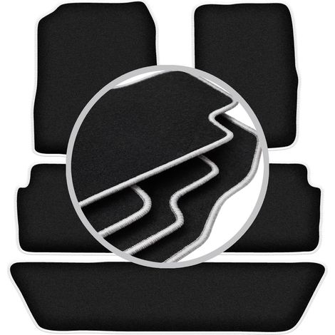 Tapis de sol argentés Carlux pour : Dodge Durango II SUV (2002-2010) (1/5)