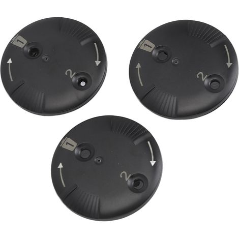 Lot de 3 protecteurs anti-cérumen noirs pour aides auditives Phonak, disques de remplacement, filtres de protection, embouts de rechange. (1/5)
