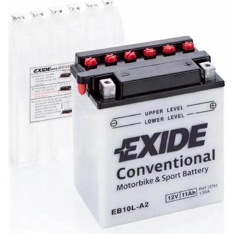 Batería de Moto EXIDE EB10L-A2 11Ah 12V