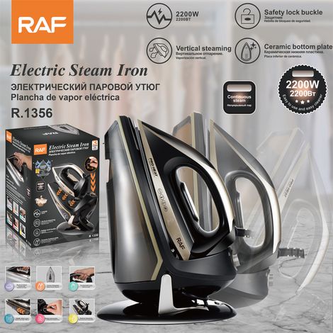 Fer à vapeur portable aux normes européennes - Fer à pression - Fer électrique haute puissance - Socle amovible (1/5)