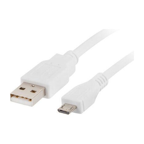 CABLE USB LANBERG 2.0 MACHO/MICRO USB MACHO 1.8M BLANCO (1/2)