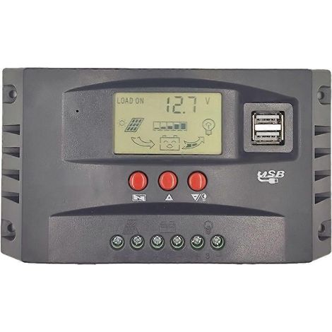 MPPT-PV-Solarladeregler 12V 24V Automatische Spannungsregelung Photovoltaik-Solarladeregler