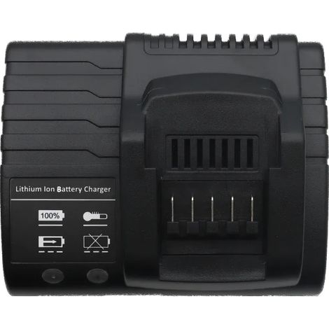 Caricabatterie compatibile con BATTERIE METABO 18V Li-Ion