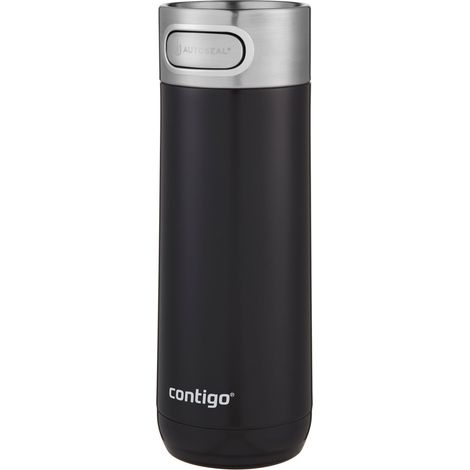 Tazza termica Contigo Luxe da 470 ml, nera, con coperchio a chiusura ermetica, 1 pz. (1/5)