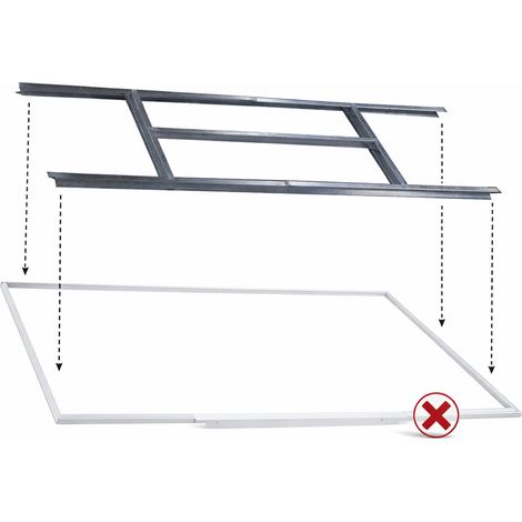 Kit plancher pour abri de jardin Trigano de 5,8 m²