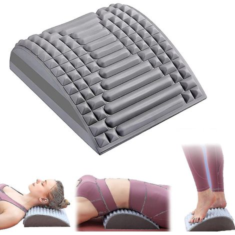 Appareil d'étirement du cou et du dos pour la régénération, appareil de massage du dos et du cou pour soulager les douleurs lombaires, planche dorsale réglable à plusieurs niveaux pour hernie discale (1/5)