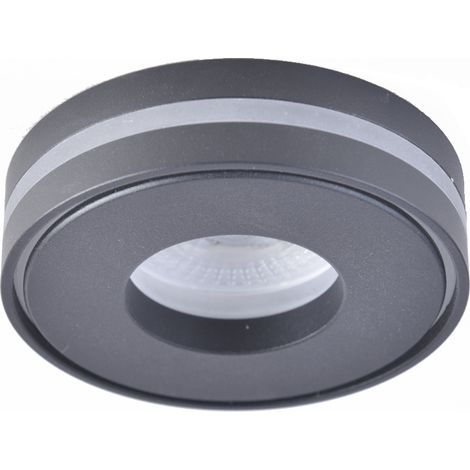 Plafonnier encastré Idun Noir 1xGU10 (1/2)