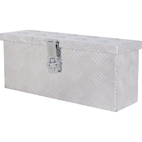 Cassetta Portautensili da 2 kg 50x15,5x20,5 cm con Chiusura a Chiave In Alluminio (1/5)