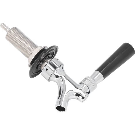 Kit de robinet à bière en acier inoxydable avec tige de 100 mm de long pour tour de brassage maison (1/5)